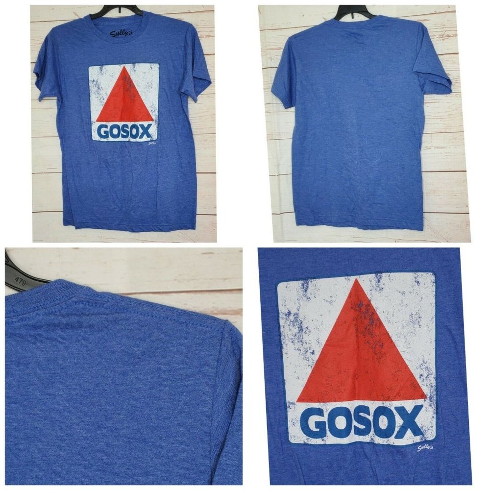 Boston Red Sox Fenway Citgo Sign Go Sox Logo Men Small Sully T Shirt
